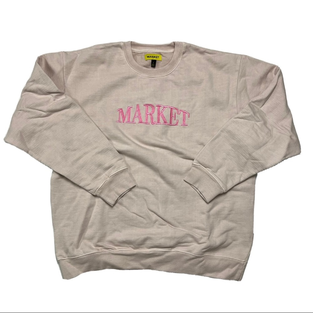 New with tags Market Bridge Arc Crewneck - Washed Pink MARKET Size Large